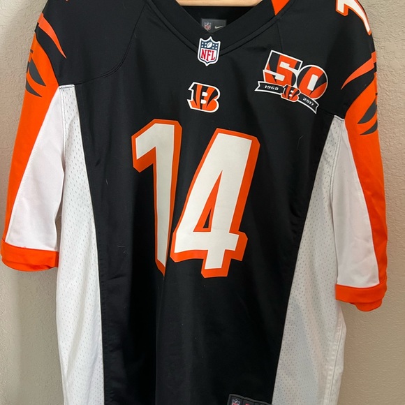 Officially Licensed NFL Jersey Andy Dalton #14 Cincinnati Bengals 50 Year sz: XL - Picture 2 of 9